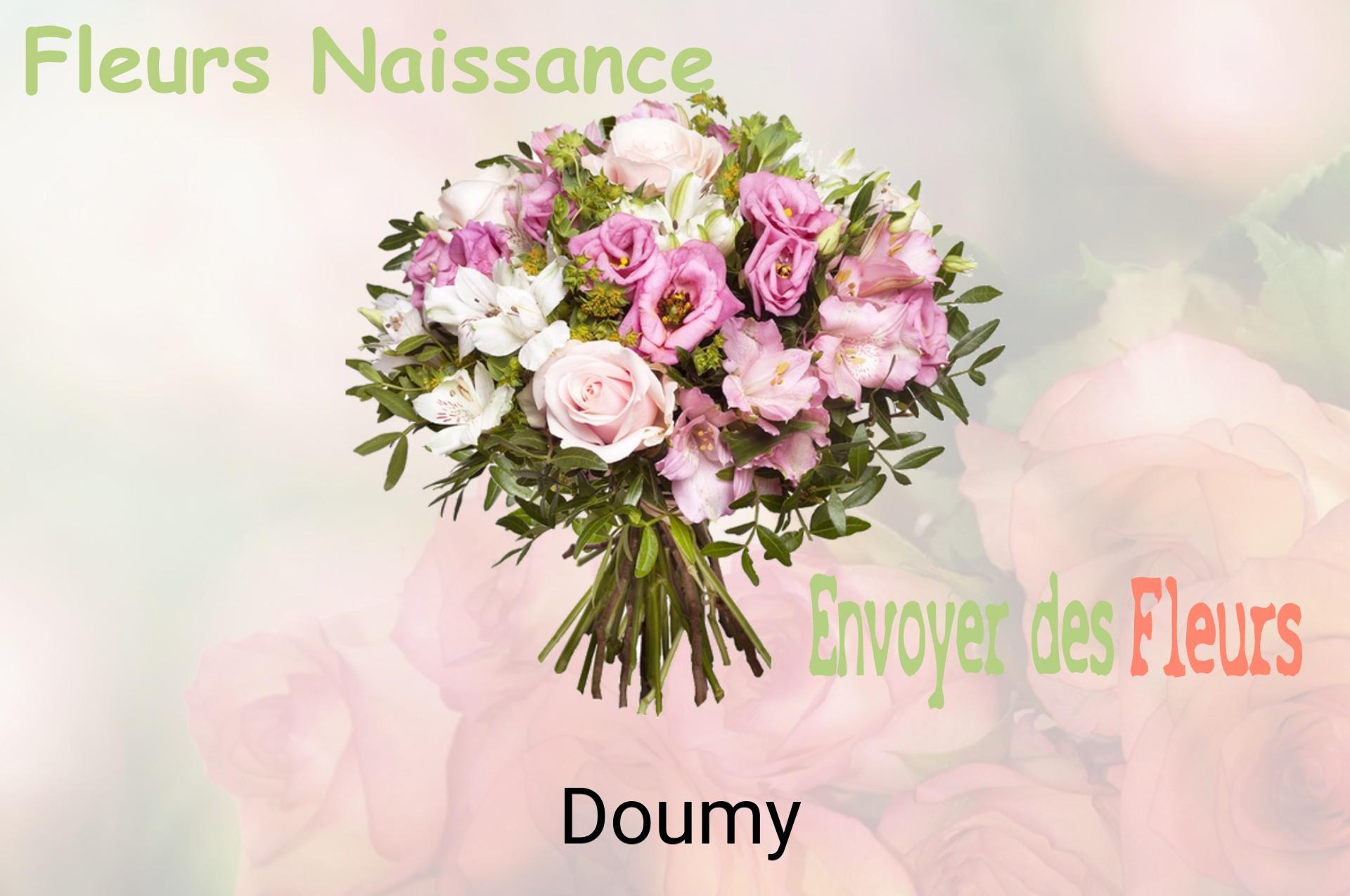 Bouquet de fleurs de naissance livré à Doumy